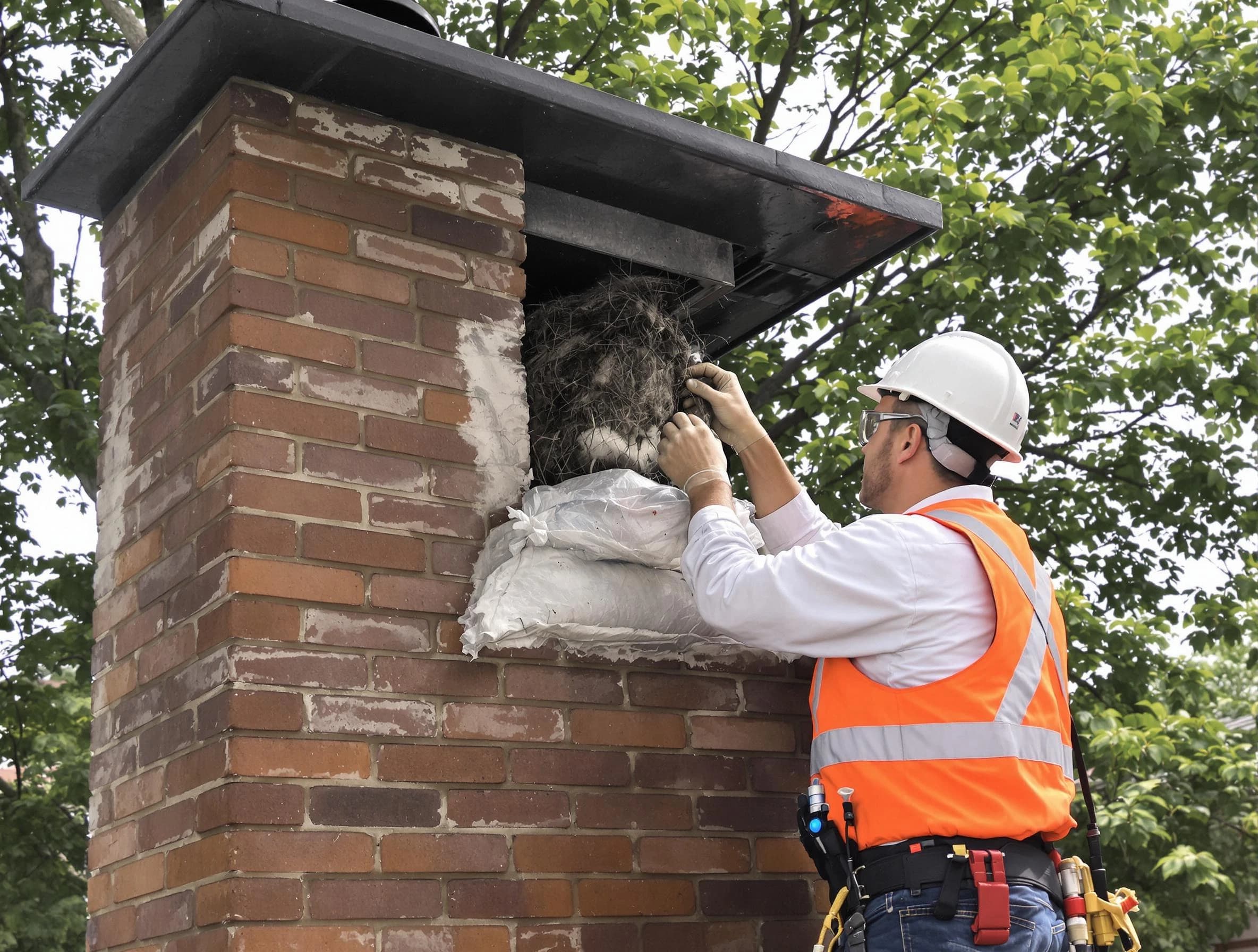 Humane removal of debris and animals by Homewood Chimney Sweep in Homewood, AL