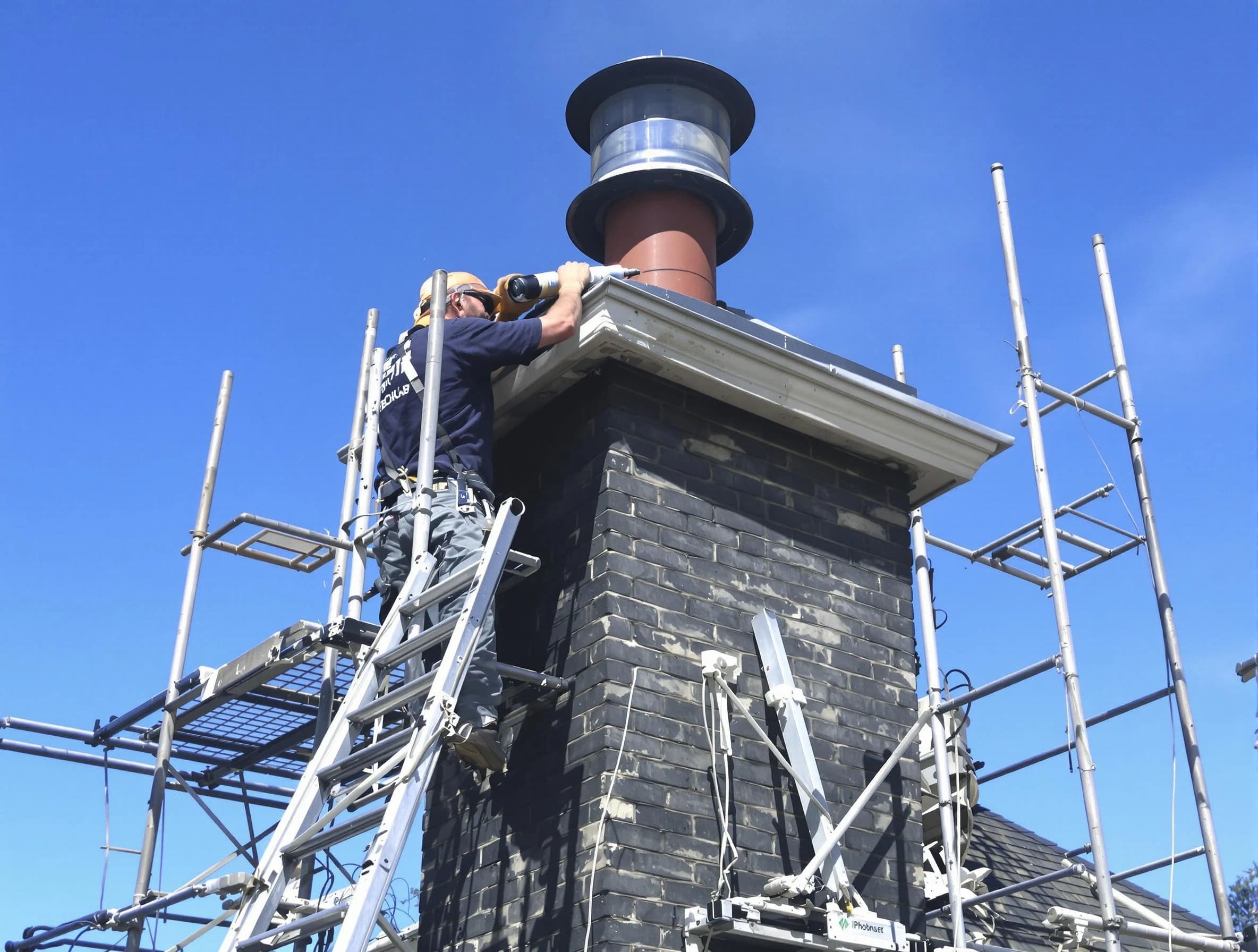 Sturdy chimney crown finished by Homewood Chimney Sweep in Homewood, AL