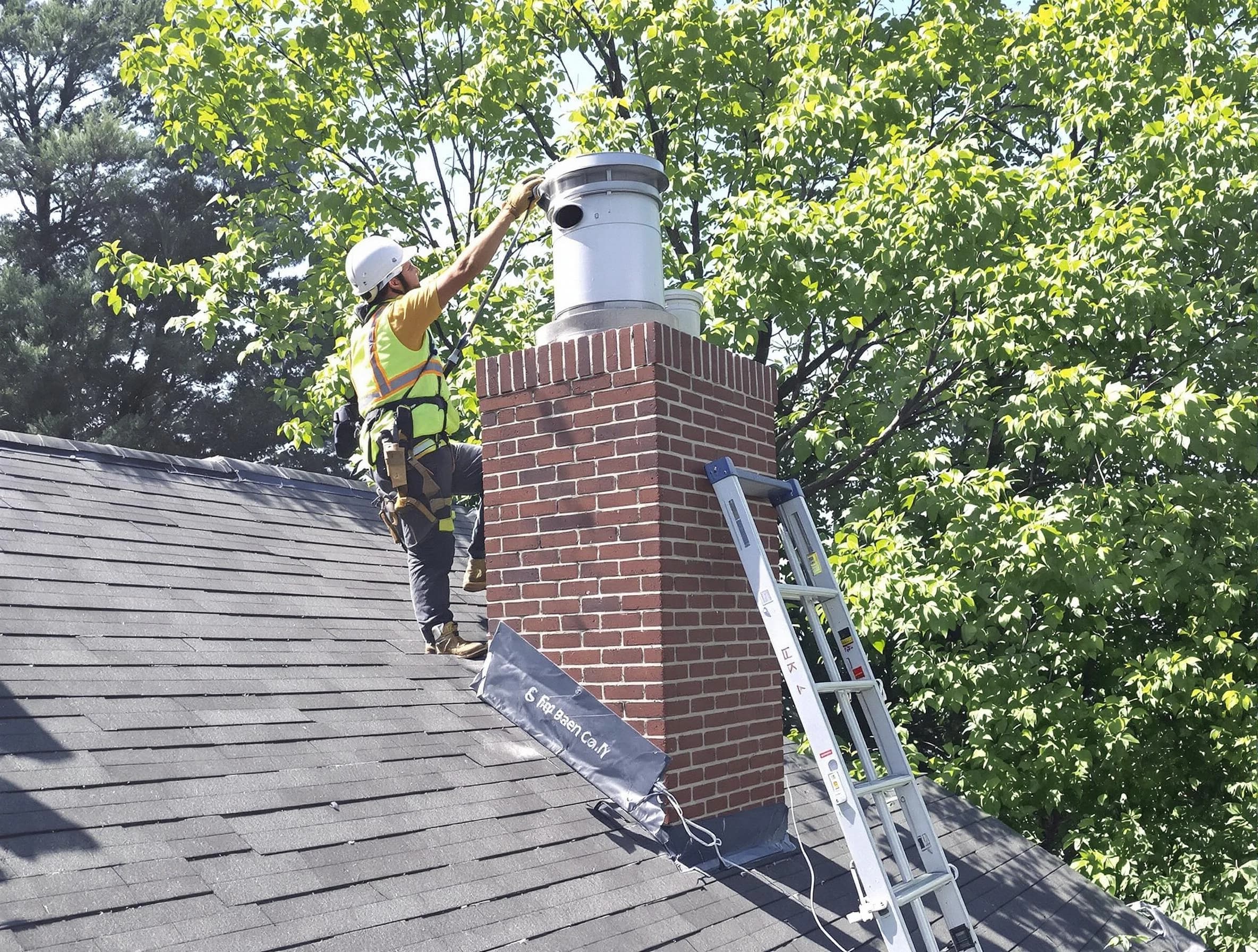 Chimney liner inspection by Homewood Chimney Sweep in Homewood, AL