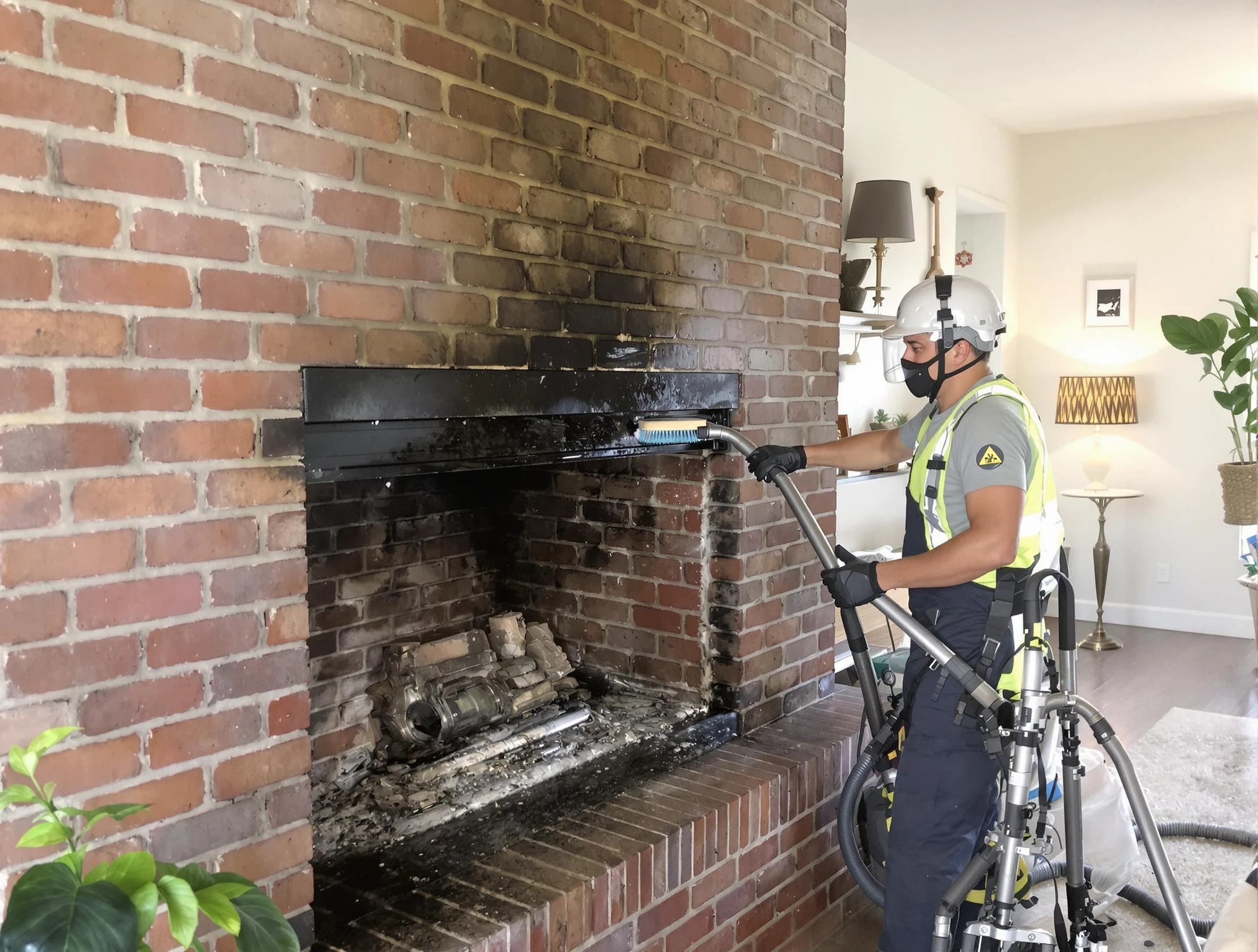 Homewood Chimney Sweep providing fireplace cleaning services in Homewood, AL