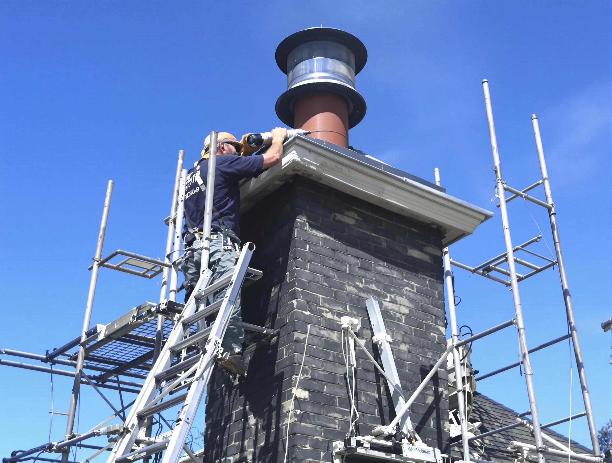 Sturdy chimney crown finished by Homewood Chimney Sweep in Homewood, AL