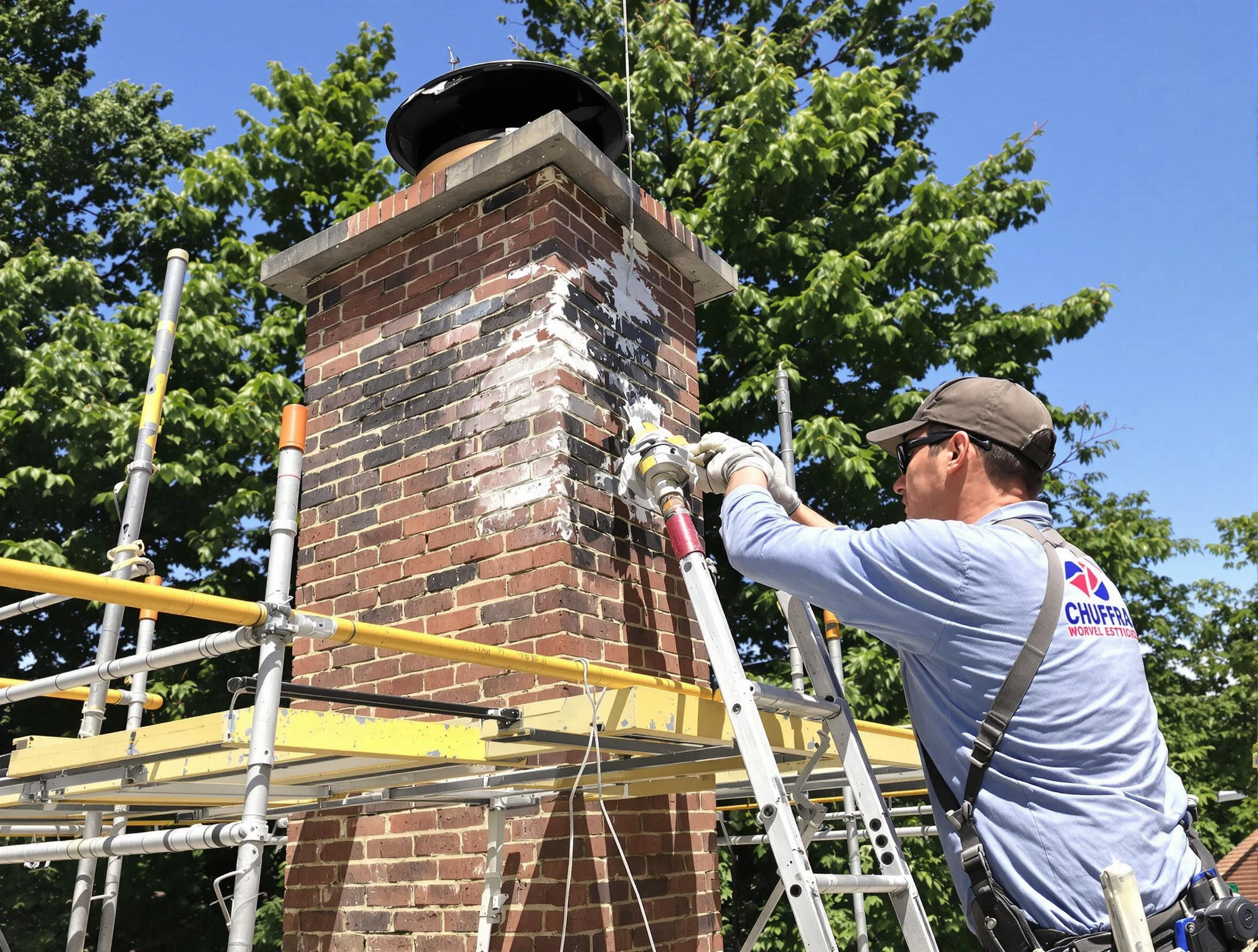 Structural chimney repair by Homewood Chimney Sweep in Homewood, AL